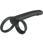 PRETTY LOVE - DILLION DOUBLE PÉNÉTRATION DOUBLE ANNEAU PÉNAL NOIR