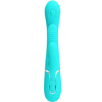 PRETTY LOVE - SHANIA DREIFACH-KANINCHEN VIBRATOR MULTIFUNKTIONAL 3 IN 1 BLAU
