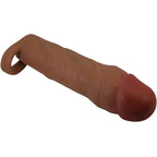 PRETTY LOVE - MANCHON DE PÉNIS HANI AVEC EXTENSION DE 5 CM MULÂTRE