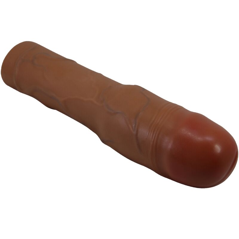 PRETTY LOVE - KYLIAN PENIS MIT EXTENSION 7,6 CM MULATTE