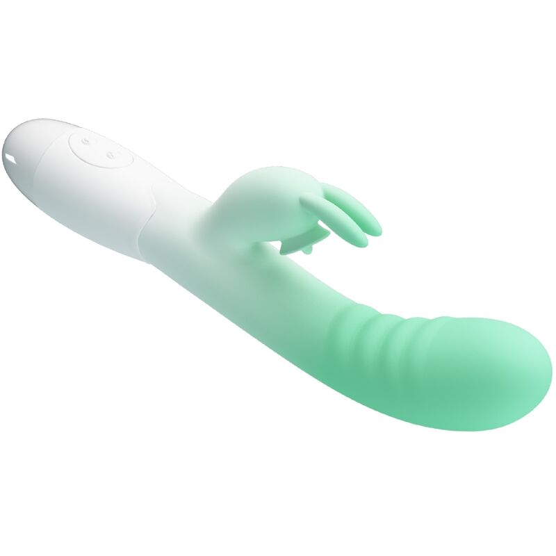 PRETTY LOVE - KANINCHEN-VIBRATOR CERBERUS 30 VIBRATIONEN GRÜN