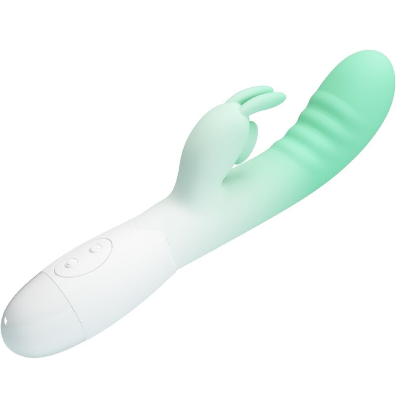 PRETTY LOVE - KANINCHEN-VIBRATOR CERBERUS 30 VIBRATIONEN GRÜN