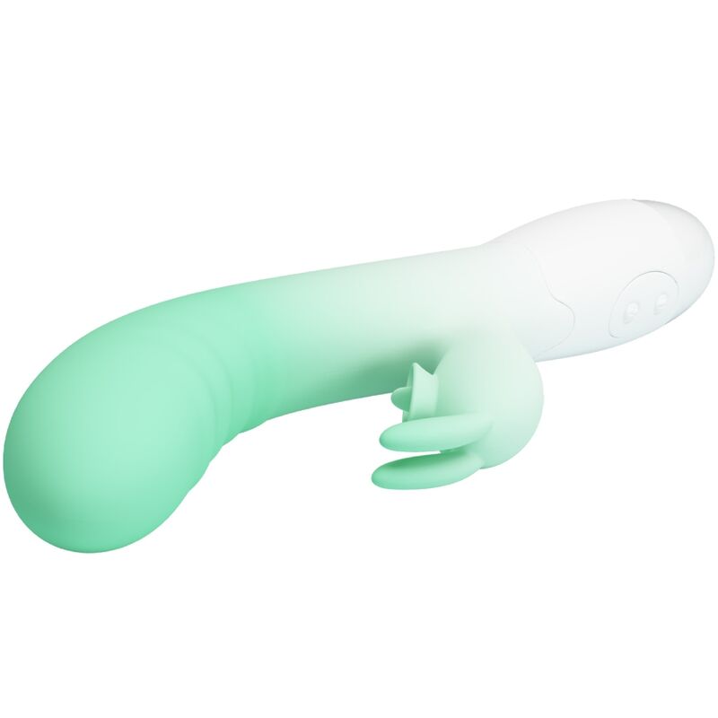 PRETTY LOVE - KANINCHEN-VIBRATOR CERBERUS 30 VIBRATIONEN GRÜN