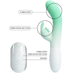 PRETTY LOVE - KANINCHEN-VIBRATOR CERBERUS 30 VIBRATIONEN GRÜN