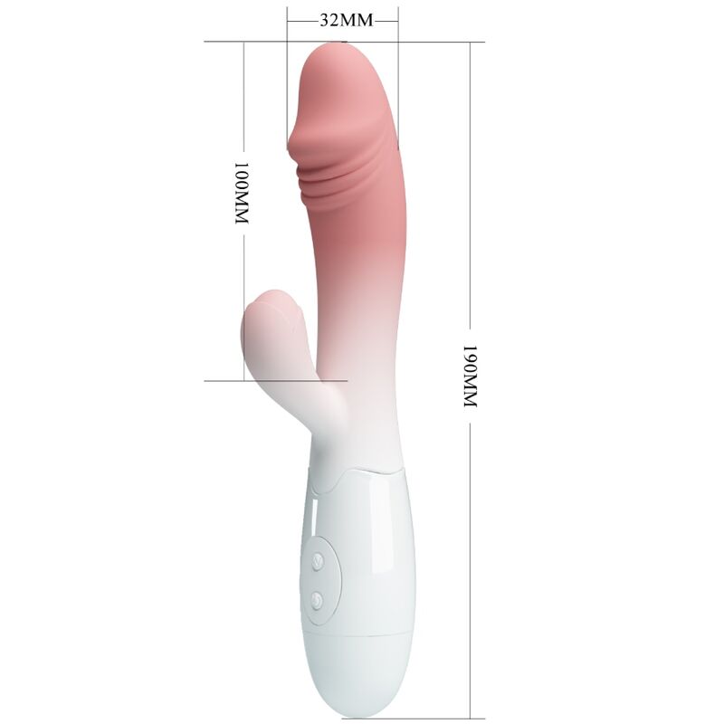 PRETTY LOVE - VIBRATOR SNAPPY RABBIT 30 VIBRATIONEN ROSA