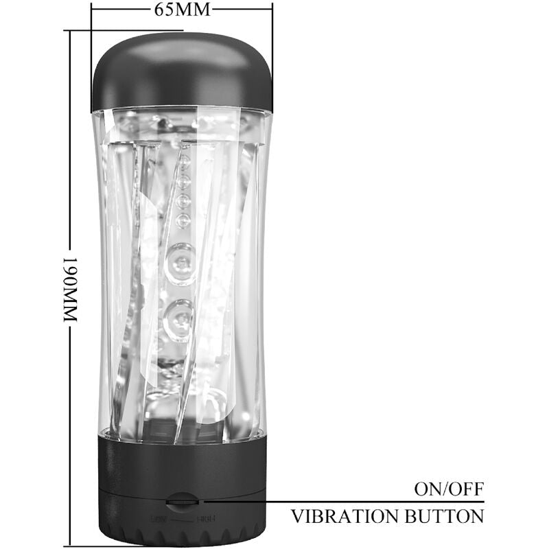 PRETTY LOVE - MASTURBATOR FÜR MÄNNER TAMARA MULTI-SPEED-VIBRATOR SCHWARZ