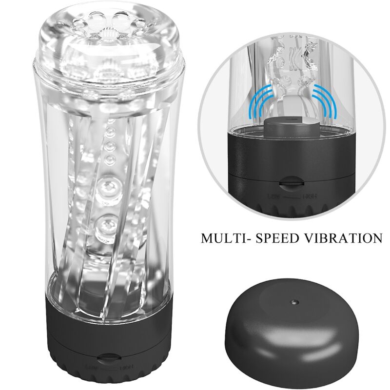 PRETTY LOVE - MASTURBATOR FÜR MÄNNER TAMARA MULTI-SPEED-VIBRATOR SCHWARZ