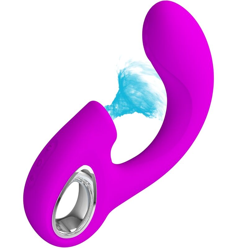 PRETTY LOVE - SIBEL G-PUNKT-VIBRATOR + KLITORISSTIMULATOR SIBEL 10 VIBRATIONEN VIOLETT