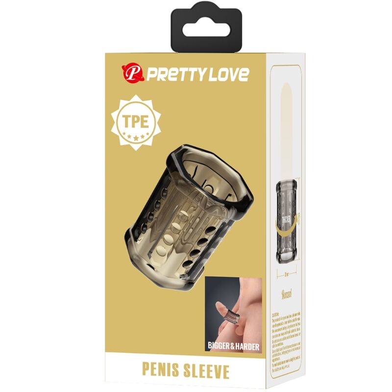 PRETTY LOVE - RONAEL SUPER DEHNBARE TRANSPARENTE PENISHÜLSE