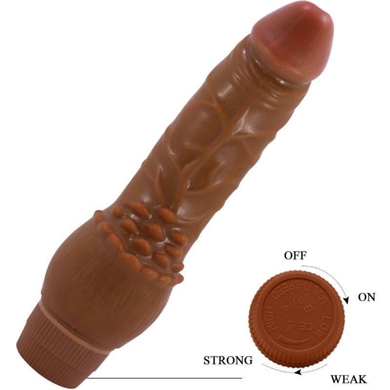 BAILE – REALISTISCHER VIBRATOR BARBARA 19,5 CM MULATTE