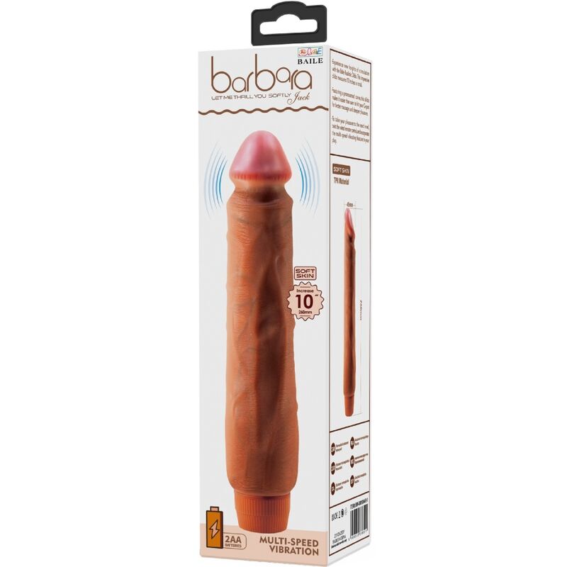 BAILE - REALISTISCHER VIBRATOR 26 CM MULATTE