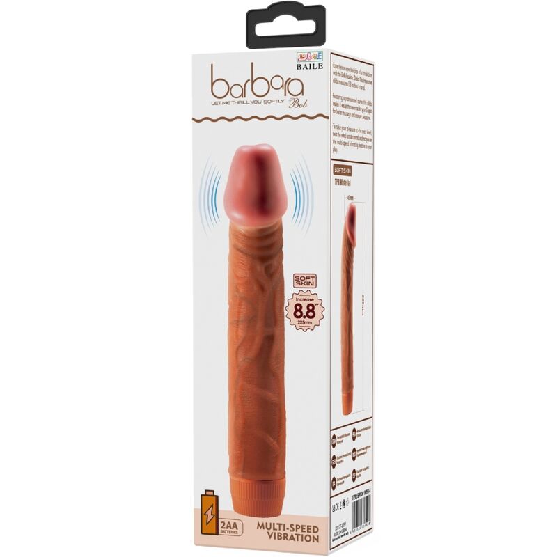 BAILE – REALISTISCHER VIBRATOR BOB 22,5 CM MULATTE