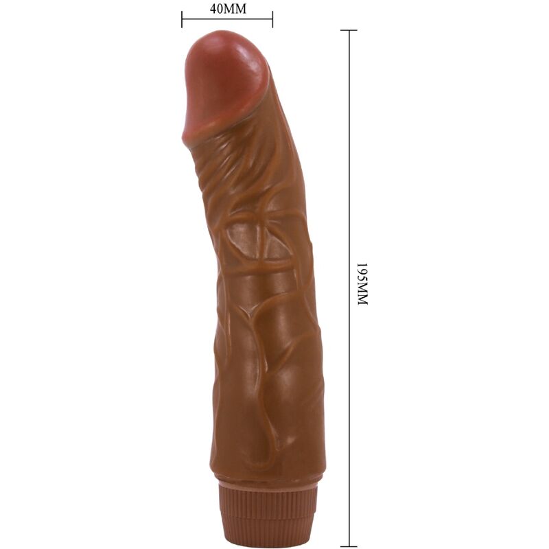 BAILE - REALISTISCHER VIBRATOR JEFF 19,5 CM MULATTO