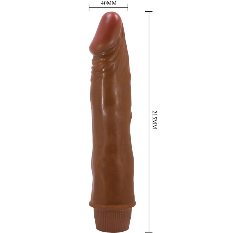 BAILE - REALISTISCHER ZWERGENVIBRATOR 21 CM MULATTE