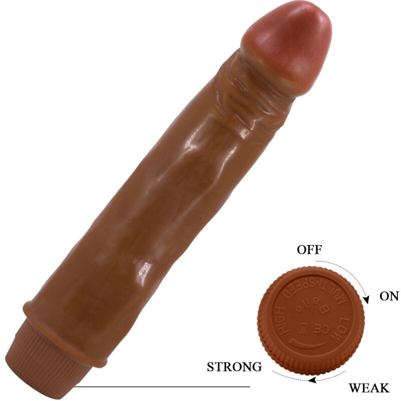 BAILE - REALISTISCHER ZWERGENVIBRATOR 21 CM MULATTE