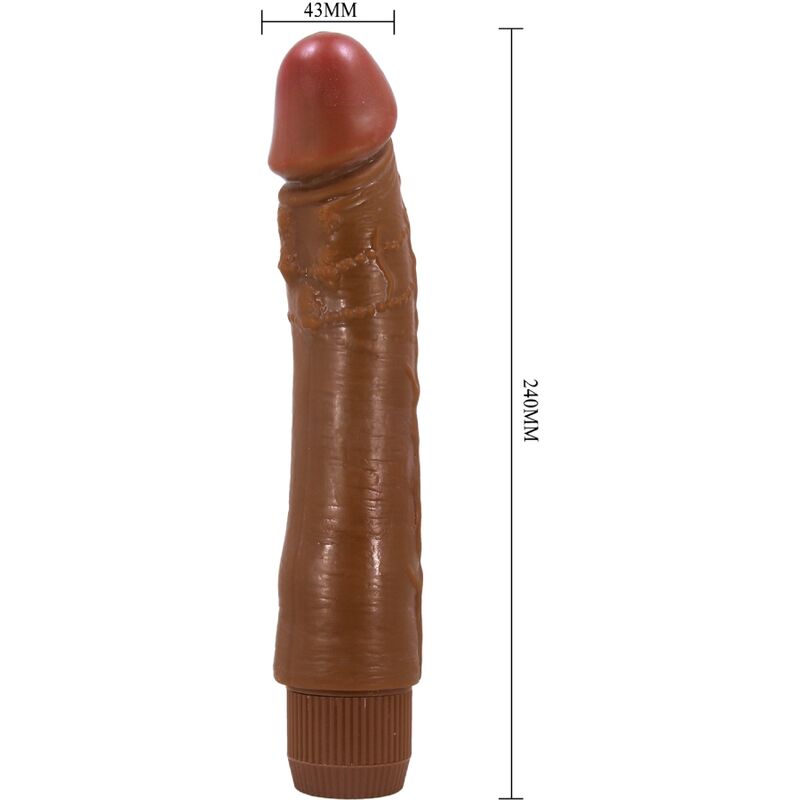 BAILE - REALISTISCHER VIBRATOR DYBBUK 24 CM MULATTE