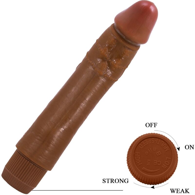 BAILE - REALISTISCHER VIBRATOR DYBBUK 24 CM MULATTE