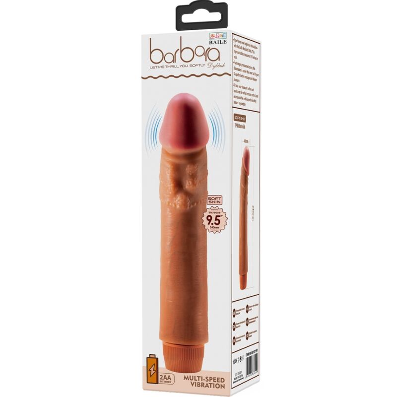 BAILE - REALISTISCHER VIBRATOR DYBBUK 24 CM MULATTE