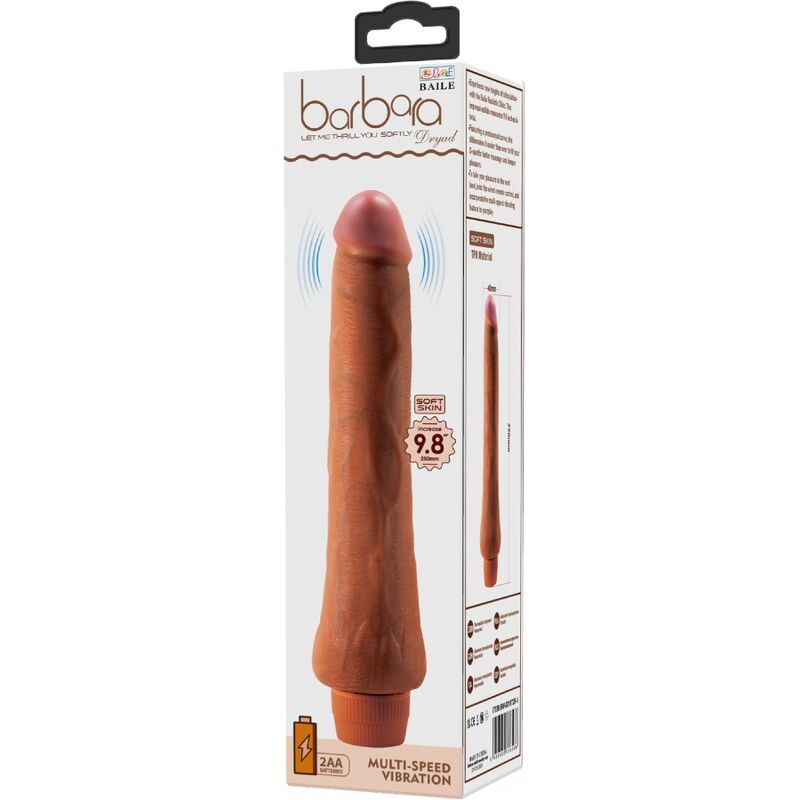 BAILE – REALISTISCHER VIBRATOR DRYADE 25 CM MULATTE