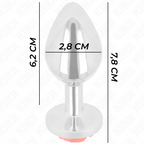 KINK - ANALPLUG ROTE ROSE GRÖSSE S