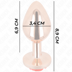 KINK - ANALE PLUG ODER ROSE MIT ROTER ROSE M