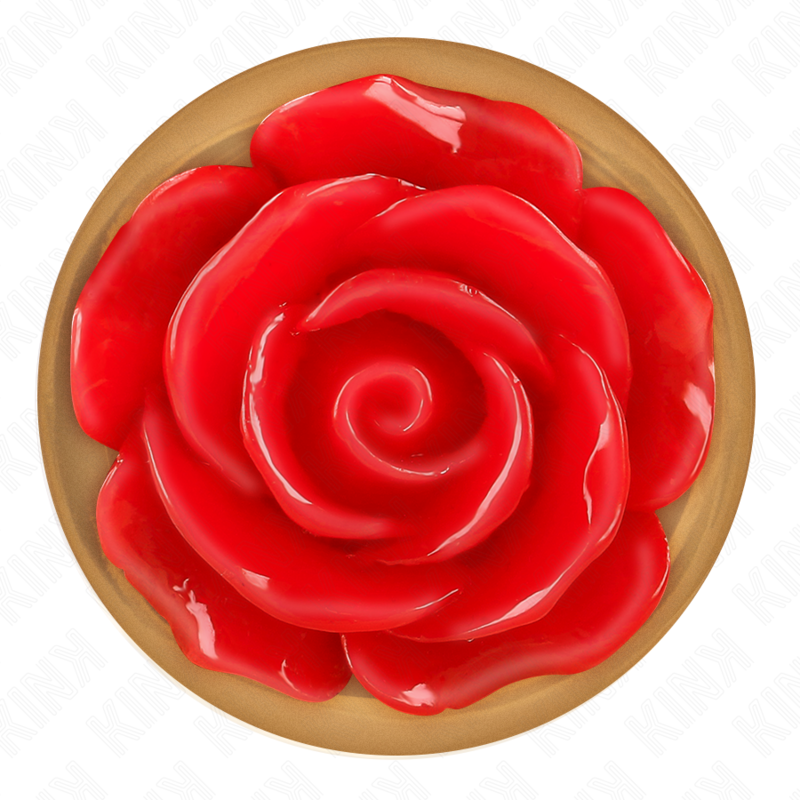 KINK - ANALE PLUG ODER ROSE MIT ROTER ROSE M