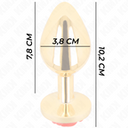 KINK - PLUG ANAL OR ROSE ROUGE TAILLE L