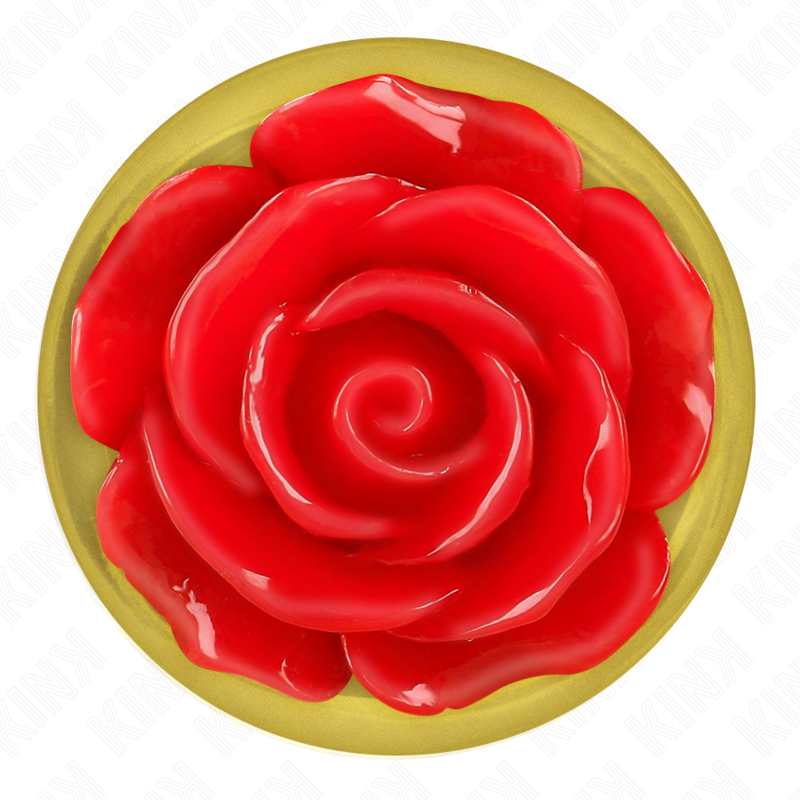 KINK - ANALPLUG ODER ROTE ROSE GRÖSSE L