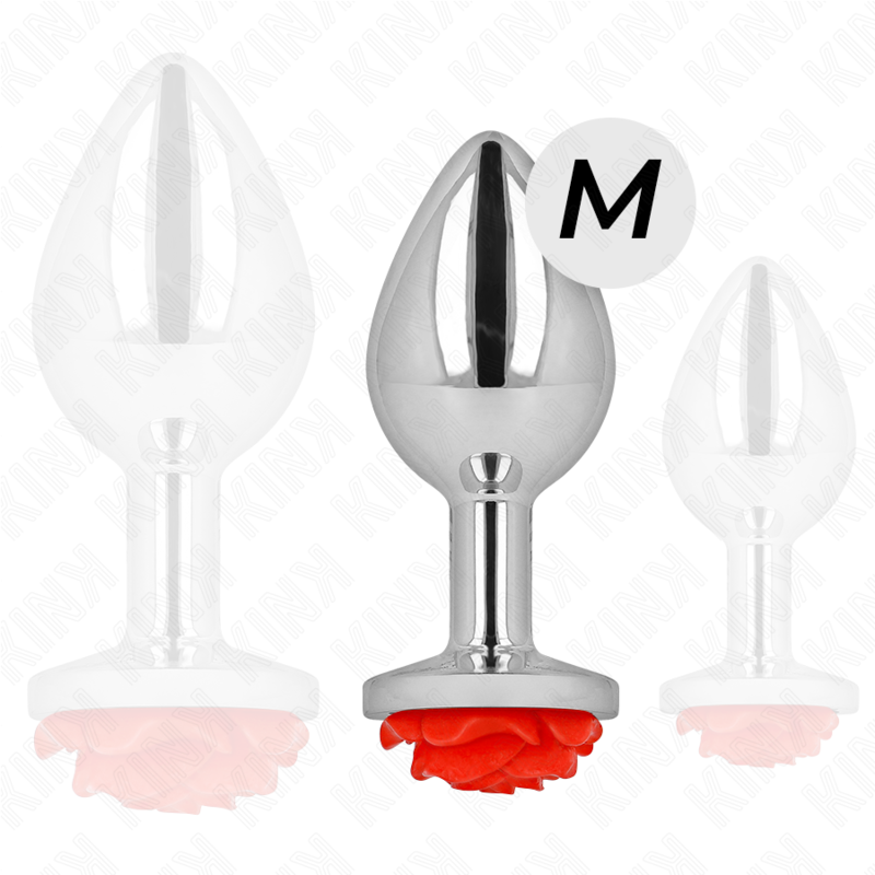 KINK - PLUG ANAL ROTES ROSE GRÖSSE M