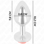 KINK - PLUG ANAL ROSE ROUGE TAILLE L