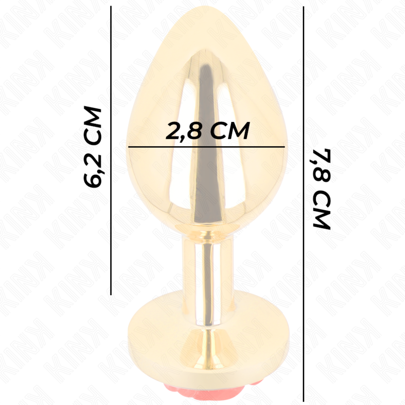 KINK - ANALPLUG ODER ROTE ROSE GRÖSSE S