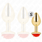 KINK - ANALPLUG ODER ROTE ROSE GRÖSSE S