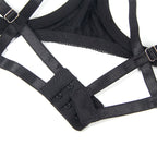 SUBBLIME - 955199 ENSEMBLE SOUTIEN-GORGE AVEC NŒUD NOIR RÉGLABLE S/M