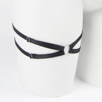 SUBBLIME - 955205 ENSEMBLE SOUTIEN-GORGE AVEC NŒUD NOIR RÉGLABLE L/XL