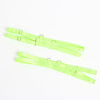 SUBBLIME - 955311 BH-SET MIT SPITZENDETAILS UND STRUMPFHALTER, GRÜN UND BLAU S/M