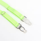 SUBBLIME - 955311 BH-SET MIT SPITZENDETAILS UND STRUMPFHALTER, GRÜN UND BLAU S/M