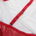 SUBBLIME - 955403 WEINROTES LEDERKLEID MIT TRÄGERN L/XL