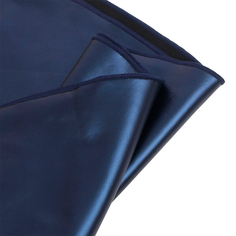 SUBBLIME - 955410 BLAUES LEDER-SPAGHETTI-TRÄGERKLEID S/M