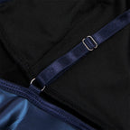 SUBBLIME - 955427 BLAUES LEDER-TRÄGERKLEID L/XL