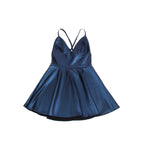 SUBBLIME - 955427 BLAUES LEDER-TRÄGERKLEID L/XL
