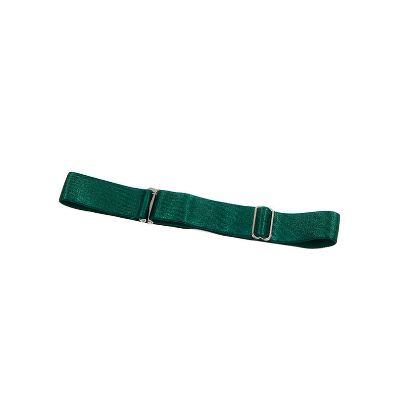 SUBBLIME - 955441 GRÜNES LEDER-TRÄGERKLEID L/XL