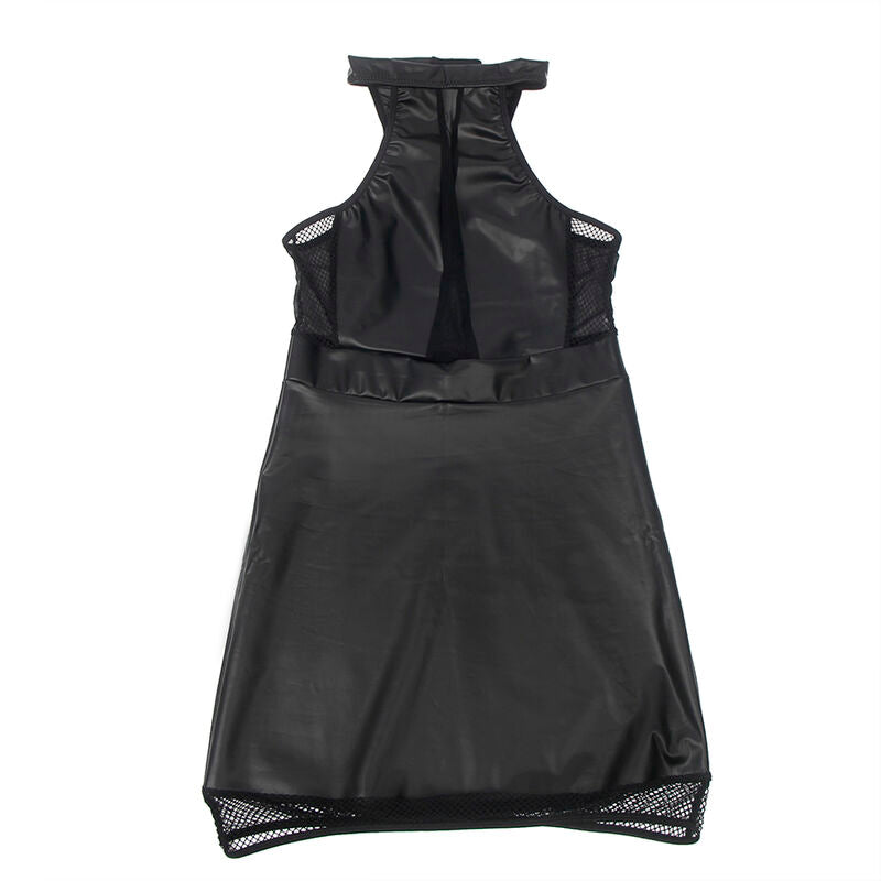 SUBBLIME - 955489 RÜCKENFREIES KLEID MIT TRANSPARENTEN EINSÄTZEN SCHWARZ L/XL