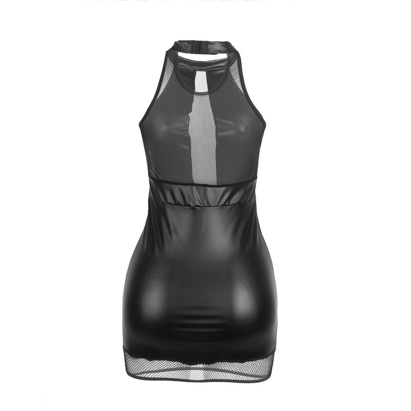 SUBBLIME - 955489 RÜCKENFREIES KLEID MIT TRANSPARENTEN EINSÄTZEN SCHWARZ L/XL