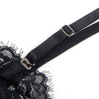 SUBBLIME - 955496 BODY AUS SPITZE MIT SCHLEIFEN UND STRUMPFHALTERN SCHWARZ S/M