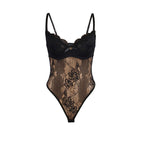 SUBBLIME - 955625 SPITZENBODY MIT VERSCHLUSS IM SCHRITT SCHWARZ L/XL