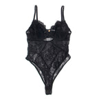 SUBBLIME - 955625 SPITZENBODY MIT VERSCHLUSS IM SCHRITT SCHWARZ L/XL