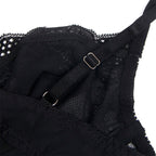 SUBBLIME - 955625 SPITZENBODY MIT VERSCHLUSS IM SCHRITT SCHWARZ L/XL