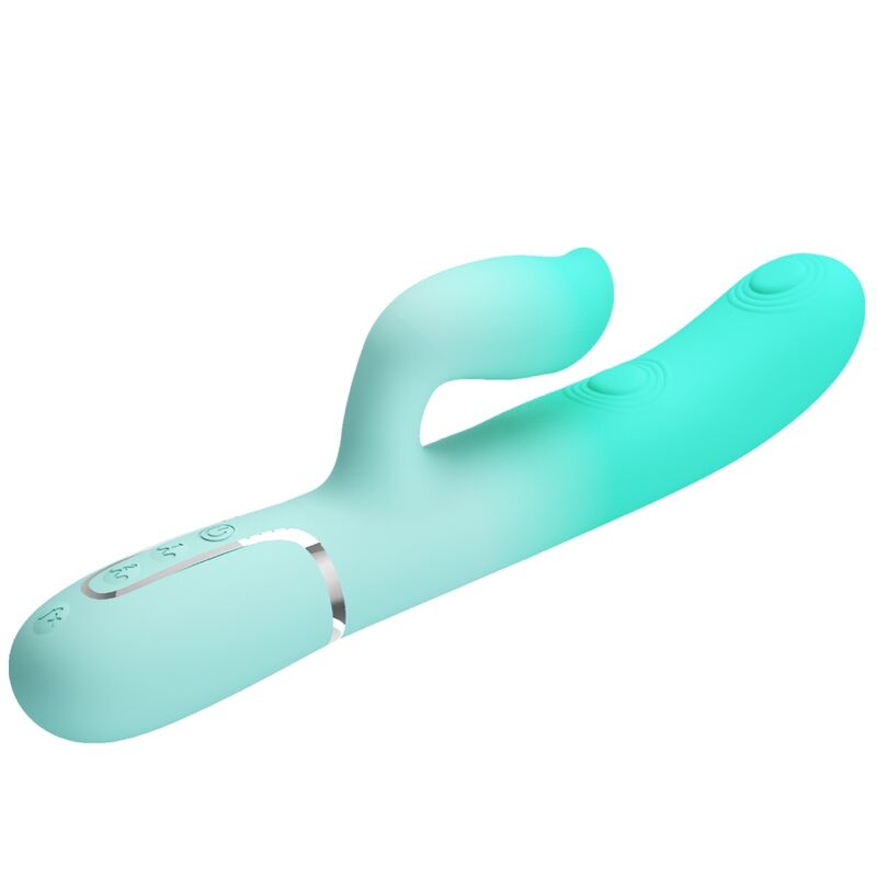 PRETTY LOVE - MULTIFUNKTIONALER GIGI-RABBIT-VIBRATOR AQUAGRÜN
