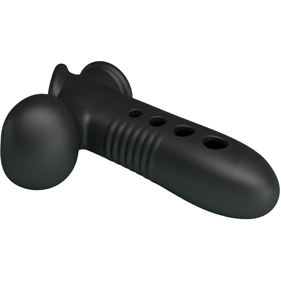 PRETTY LOVE – PENISHÜLSE TOTENKOPF MIT SCHWARZEM AIRBAG