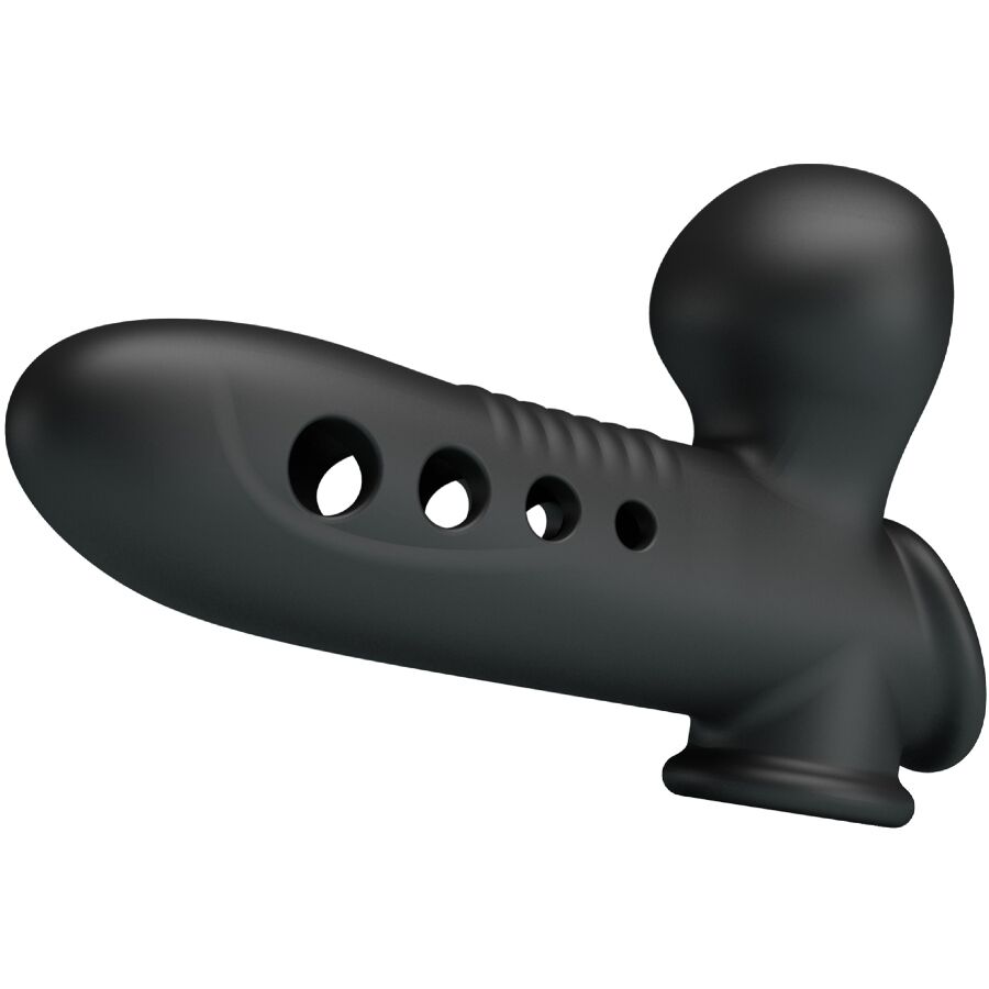 PRETTY LOVE – PENISHÜLSE TOTENKOPF MIT SCHWARZEM AIRBAG